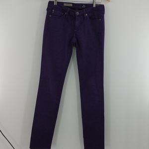 AG Adriano Goldschmied Skinny Jeans 24R PURPLE